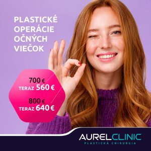 operacia ocnych viecok Aurel Clinic Akcia